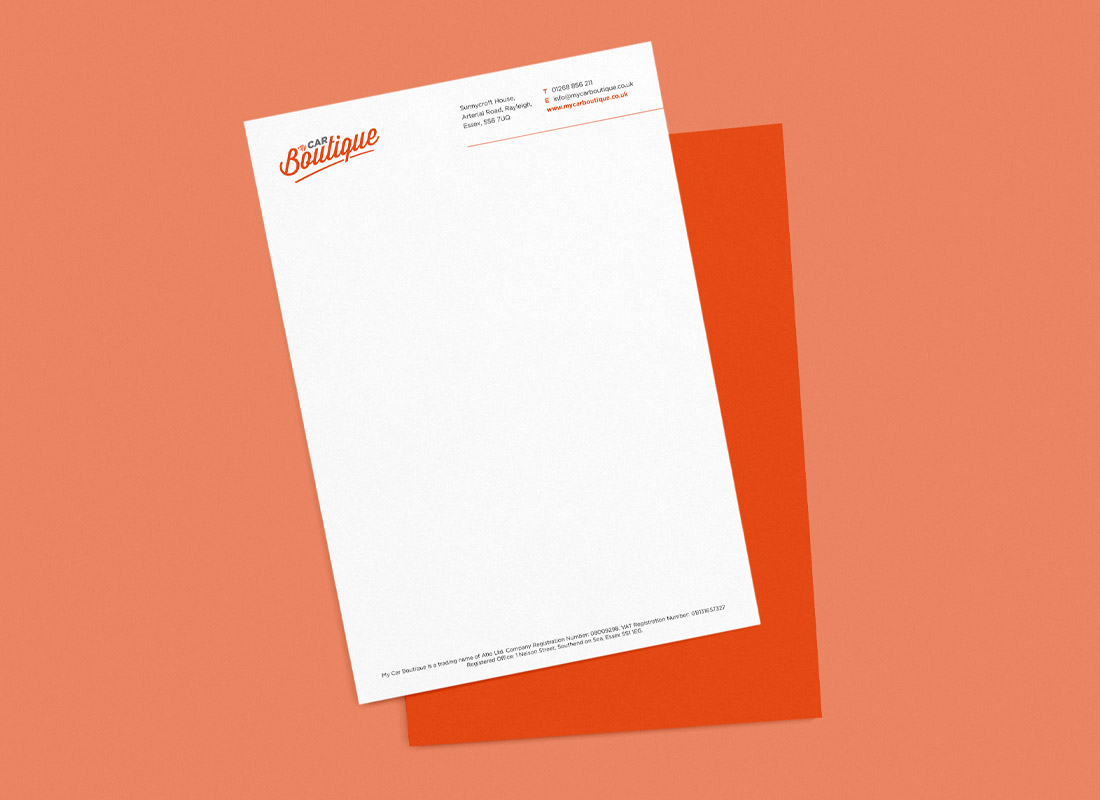 Car Company Stationery Set Design